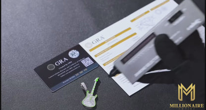 Glowing Guitar Pendant