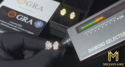 Fatima Hamsa Hands Stud Earrings