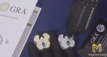 Baguette Letters Ring