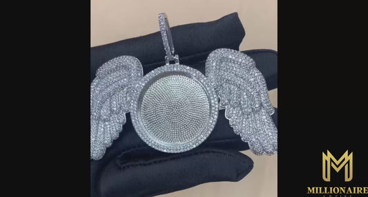 Angel Wing Memory Custom Photo Pendant