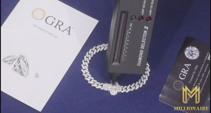 8MM Cross Cuban Link Bracelet