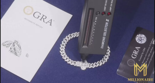 8MM Cross Cuban Link Bracelet