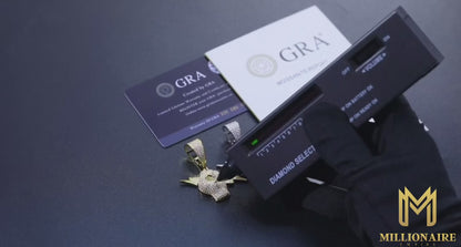 Holding Lightning Bolt Pendant