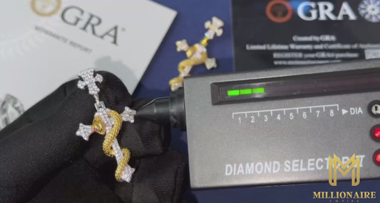 Snake Winding Cross Pendant