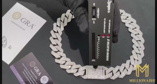 16/20/27MM Silver Cuban Chain/Bracelet