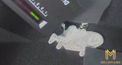 Custom Silver Letter Name Pendant