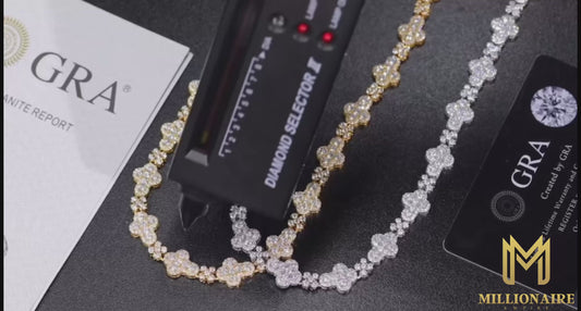 Cross Flower Tennis Chain/Bracelet