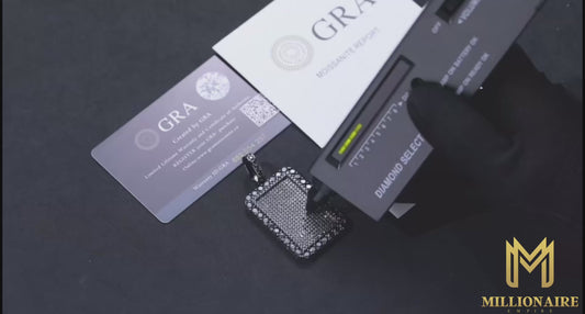 Rectangular Black Tag Pendant