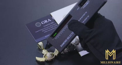 Rotating Global Wing Pendant