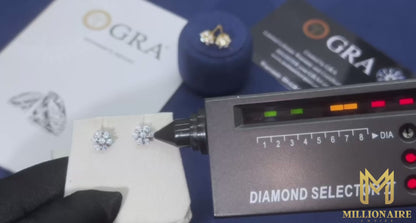 Snow Flower Stud Earrings