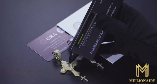 Iced Out Praying Hands Cross Pendant