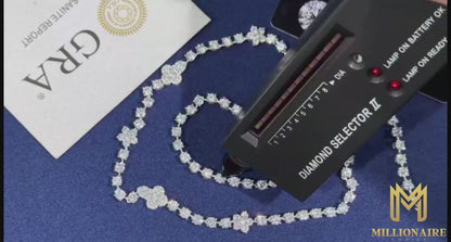 Cross Flower Design Chain