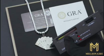 Lucky Poker Ace Of Spades Pendant