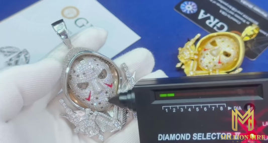 Silver Face Mask Pendant