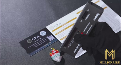 Glowing Heart CrossFire Pendant