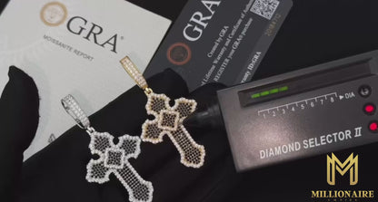 Blacked Cross Pendant