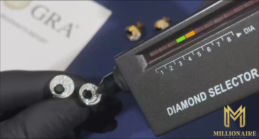 Black Moon Stud Earrings